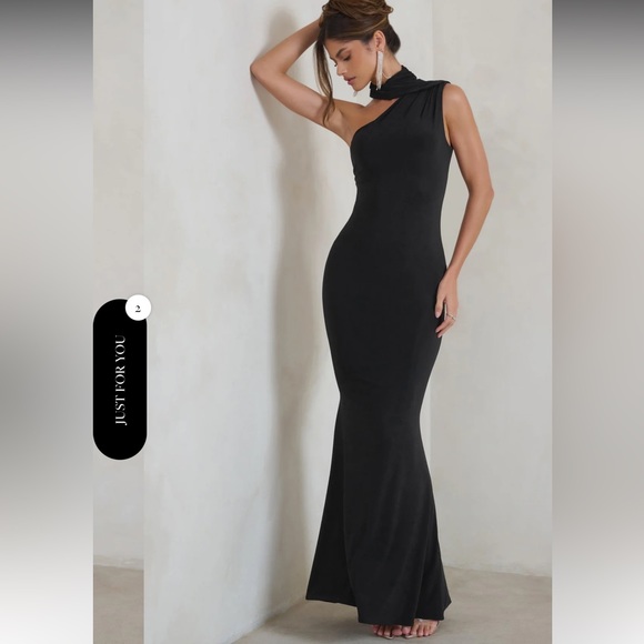COPY - Club L London black maxi dress - Picture 4 of 4